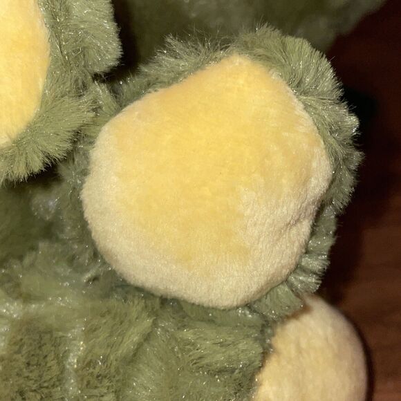 Goffa Dinosaur Plush Stuffed Animal Toy Sitting Triceratops Green - 10.5" Tall - Picture 10 of 13